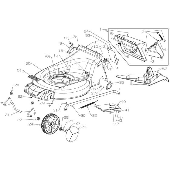 Deck Assembly for Morrison Titan (2015 Jan 464824) Power Drive Mower