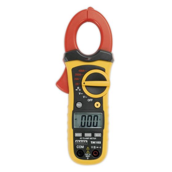 Professional Auto-Ranging Digital Clamp Meter NCVD - 6 Function Sealey Part No. TM105