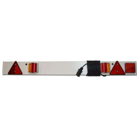 4'6" Trailer Board 6m Cable Vari-Volt LED Lamps & Fog for Towing