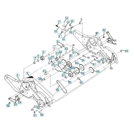 Transmission Assembly for Husqvarna TR 314C Cultivator/Tiller