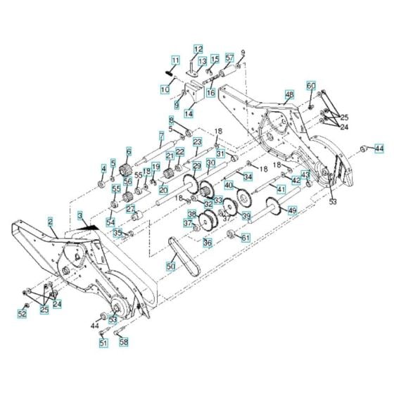 Transmission Assembly for Husqvarna TR 317D Cultivator/Tiller