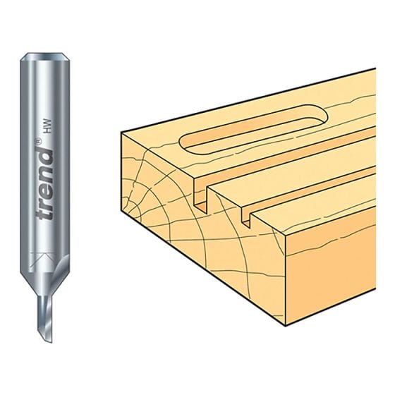 1/4in Single Flute Cutters TCT