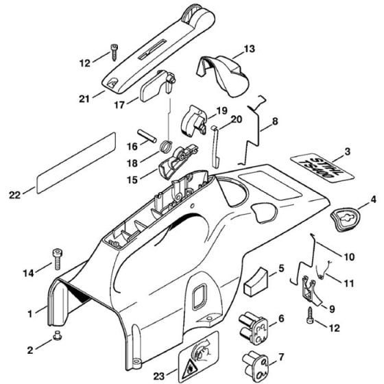 Shroud Assembly for Stihl TS400