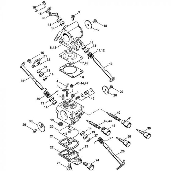 Zama Carb Assembly for Stihl TS410