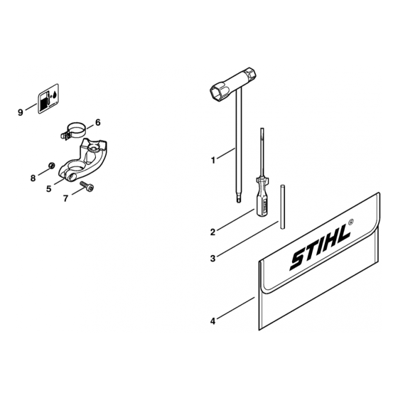 Stihl TS440 Disc Cutter Tools and Extras