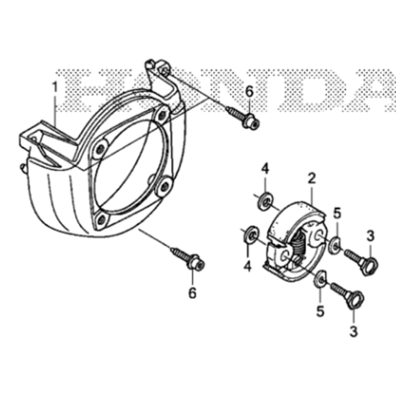 Fan Cover / Clutch for Honda UMC425A Brushcutter