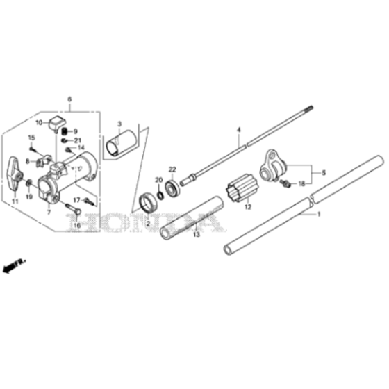 Frame Pipe / Joint Case for Honda UMC425A Brushcutter