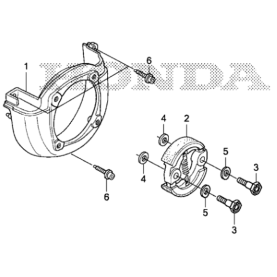 Fan Cover / Clutch for Honda UMC435A Brushcutter