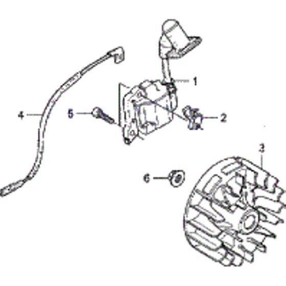 Flywheel and Ignition Assembly for Honda UMK435UE Brushcutters