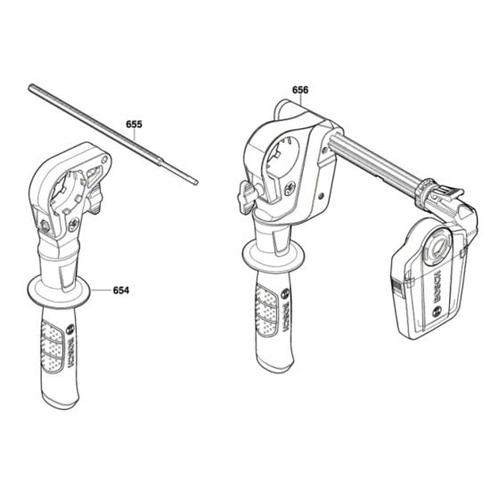 Percussion Drill Assembly for Bosch UniversalImpact 700