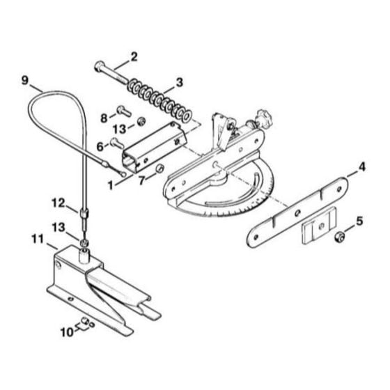 Clamping attachment for Stihl USG Chain Sharpener