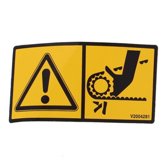 Entrapment Decal for Winget 200T Mixer - V2004281