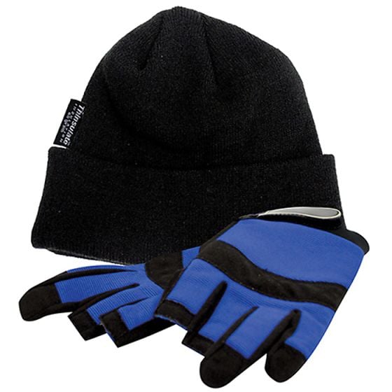 Thermal Hat & Fingerless Gloves Set by Vitrex - 336120 ***Last Stock***