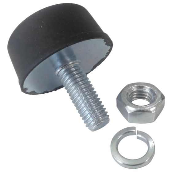 Rubber Foot Mount 40x18mm M10 Thread Male Stud