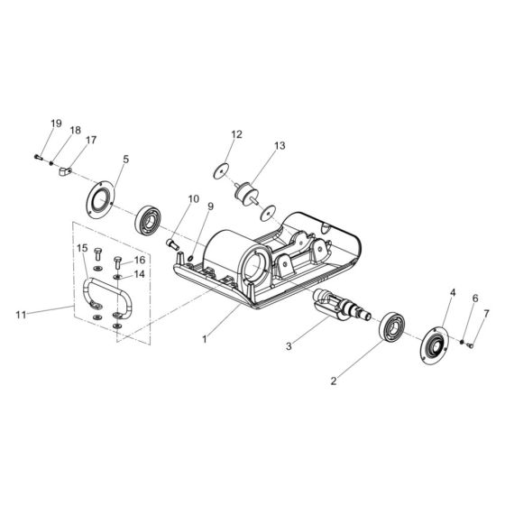 Baseplate Assembly for Wacker VP1030Aw Compactor