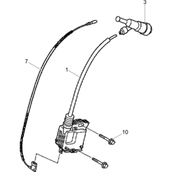 Ignition coil Assy for Wacker VP1135A-5100029066 (Honda) Rev.100 Plate Compactors.


