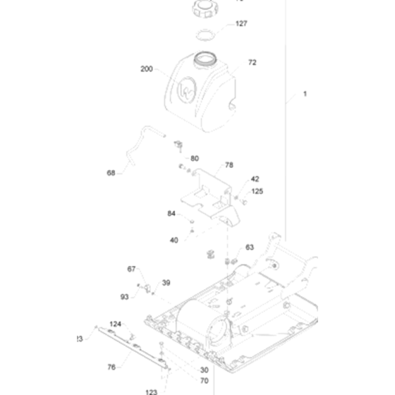 Water System Kit Ass'y for Wacker VP1550-5000008707 Rev.112 Plate Compactor