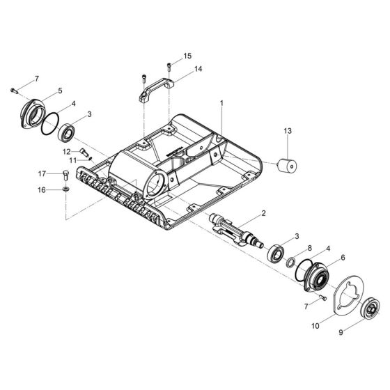 Baseplate Assembly for Wacker VP1550Aw Compactor