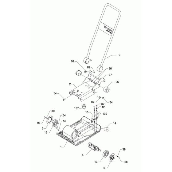 Baseplate Assembly for Wacker VP1550R Compactor