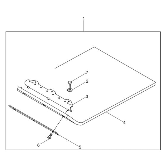 Protective Pad Assembly for Wacker VP1550R Compactor