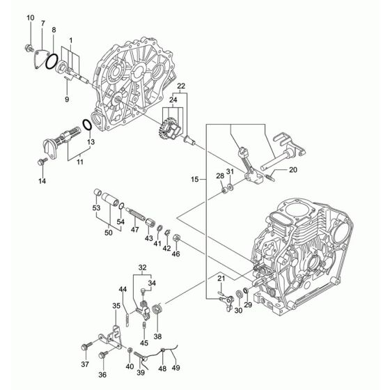 Oil Pump Assembly for Wacker VP2050Y Compactor