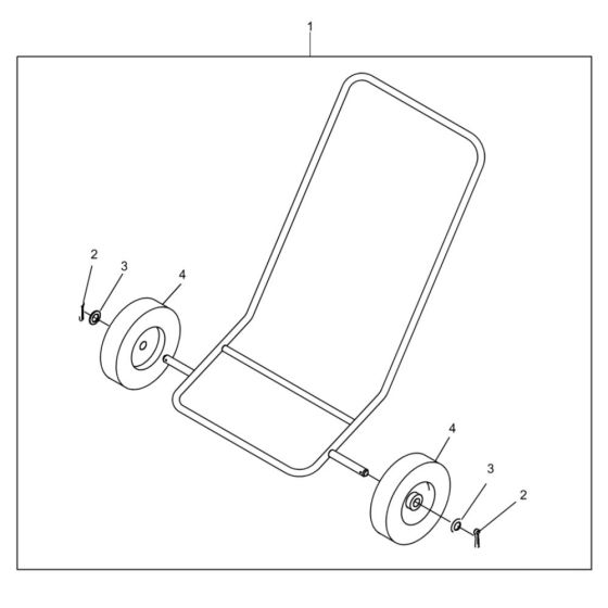 Wheel Assembly for Wacker VPG165V Compactor