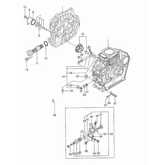 Oil Pump Assembly for Wacker VPY1740 Compactor