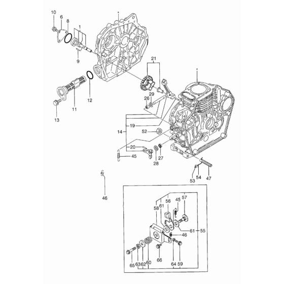 Oil Pump Assembly for Wacker VPY1750 Compactor