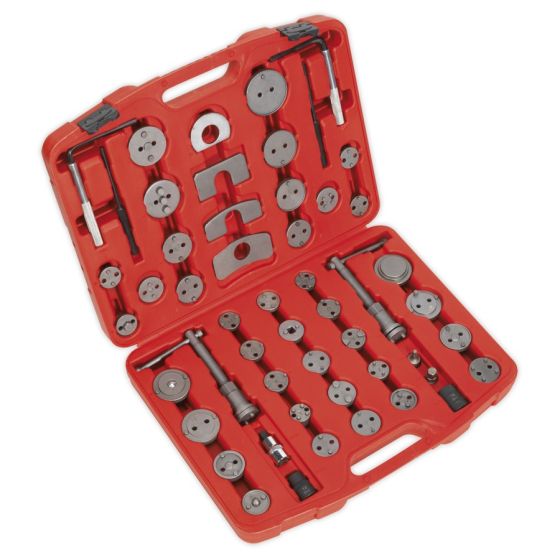 Brake Piston Wind-Back Tool Kit 52pc Sealey Part No. VS0287