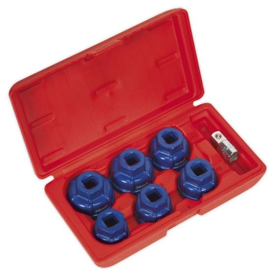 Oil Filter Cap Wrench Set 7pc Sealey Part No. VS7008