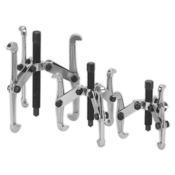 Triple Leg Gear Puller Set 3pc Sealey Part No. VS77