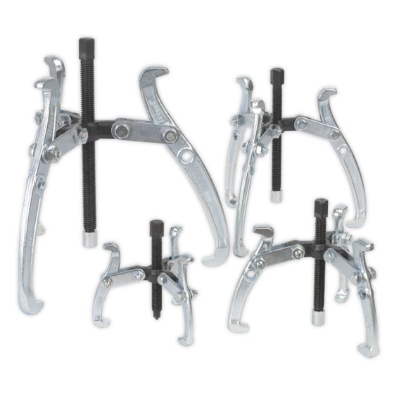 Triple Leg Gear Puller Set 4pc Sealey Part No. VS95