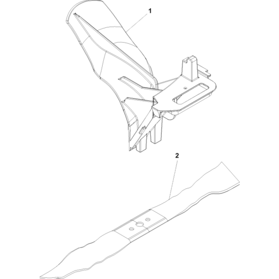 Accessories-1 Assembly for Husqvarna W21 SBK Commercial Lawn Mower