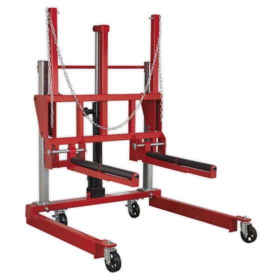 Wheel Removal Trolley 500kg Adjustable Width Sealey Part No. W508T