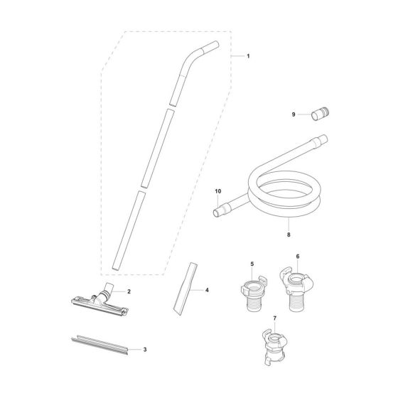 Accessories for Husqvarna W 70 Vacuum Cleaner