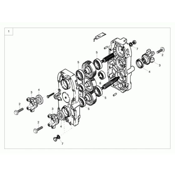 Gearbox Assembly for Wacker 10001 Dumper