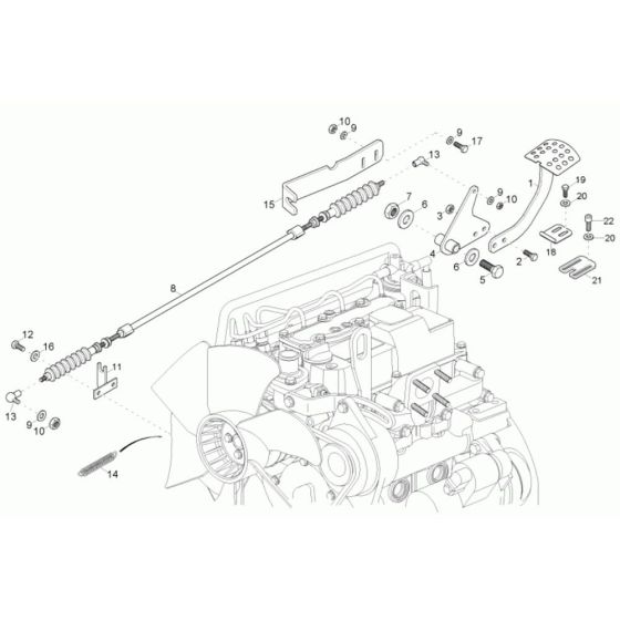 Speed Actuator Assembly for Wacker 2001 Dumper