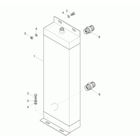 Oil Cooler Assembly for Neuson 3001 Dumper