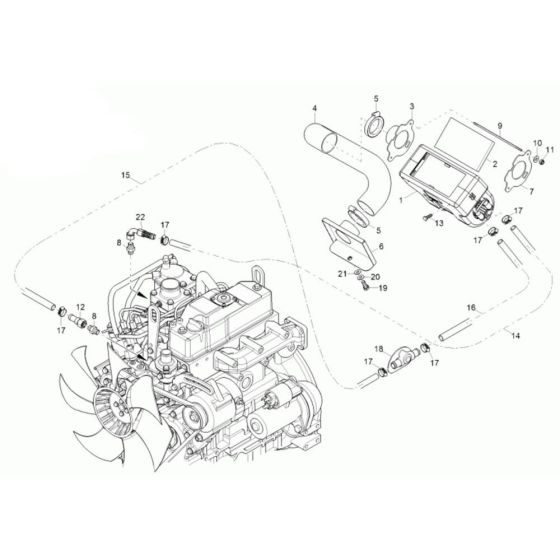 Heating Assembly for Wacker 3001AE Dumper