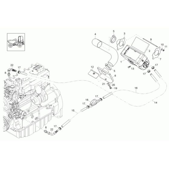 Heating Assembly for Wacker 6001 Dumper