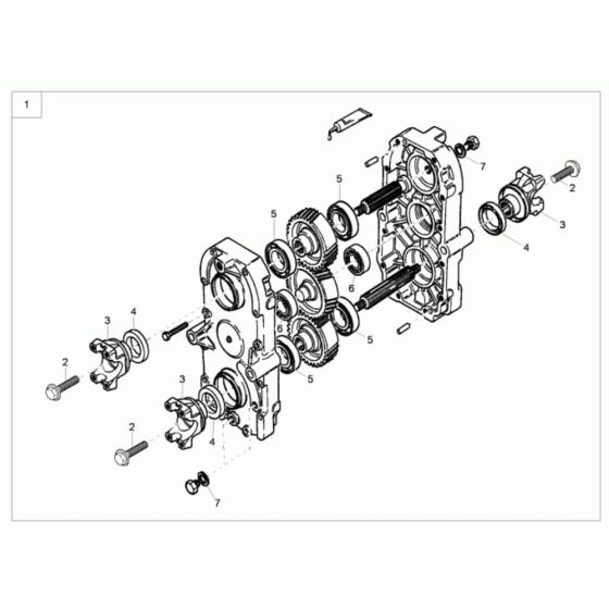 Gearbox Assembly for Neuson 9001 Dumper