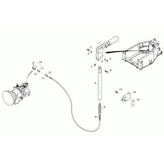 Hand Brake Assembly for Neuson 9001 Dumper