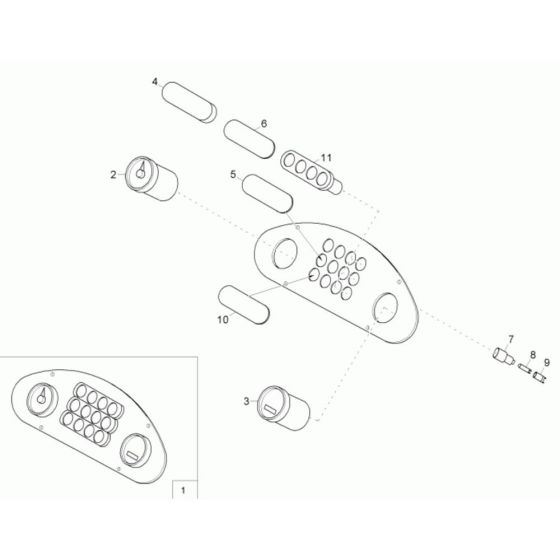 Instrument Panel Assembly for Neuson 9001 Dumper