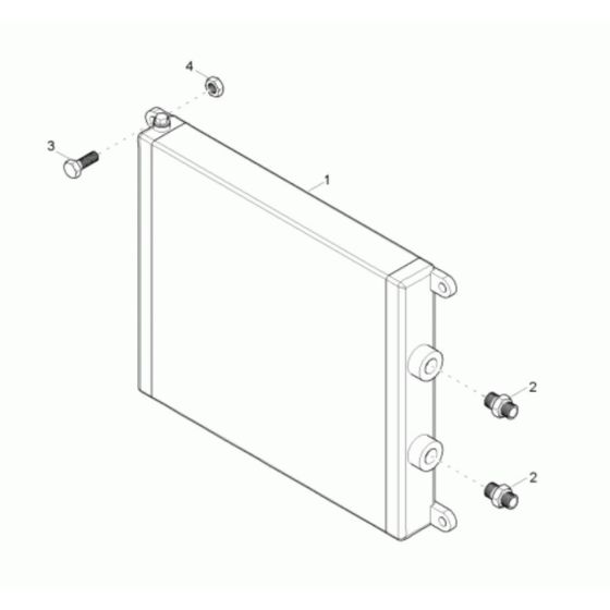 Oil Cooler Assembly for Neuson 9001 Dumper