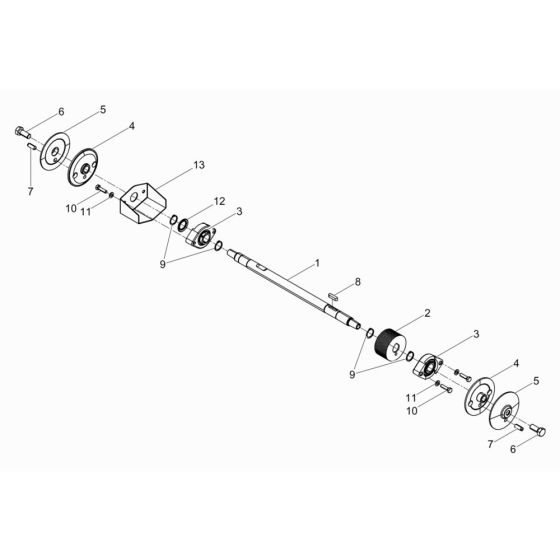 Shaft Assembly for Wacker BFS 1318 Floor Saw