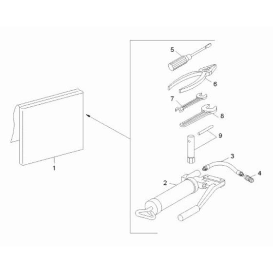 Tools for Wacker DT08 Pro Track Dumper