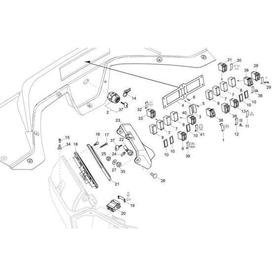 Instrument Panel Assembly for Wacker DV100 Dumper