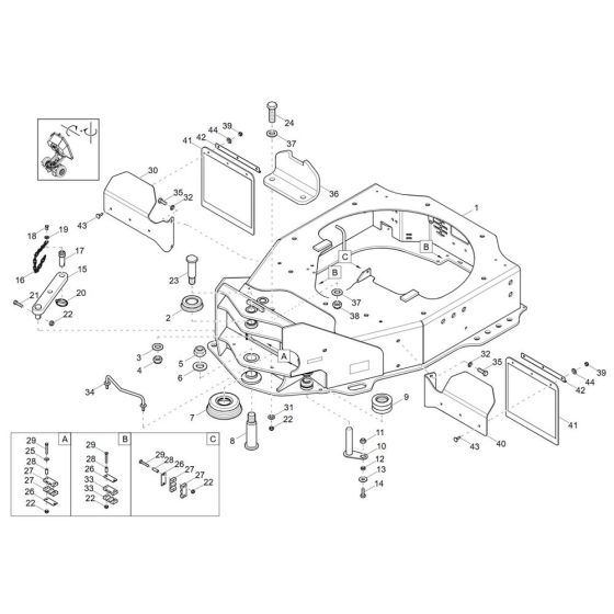 Front Frame Assembly for Wacker DW20-2 Dumper