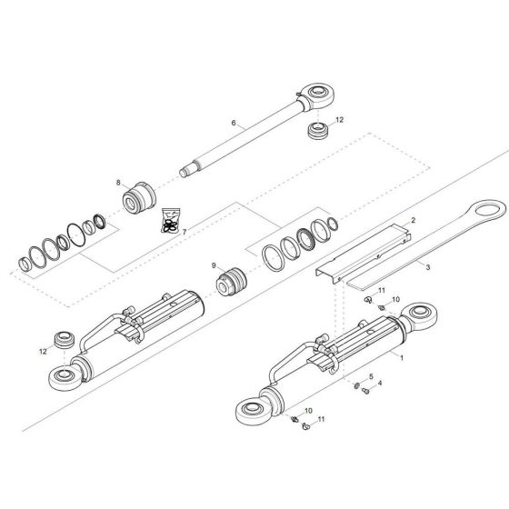 Steering Cylinder Assembly for Wacker DW40-2 Dumper