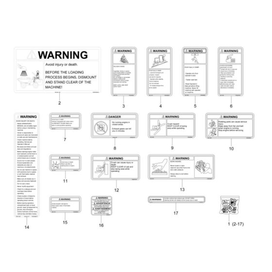 Decals -1 for Wacker DW40 Dumper